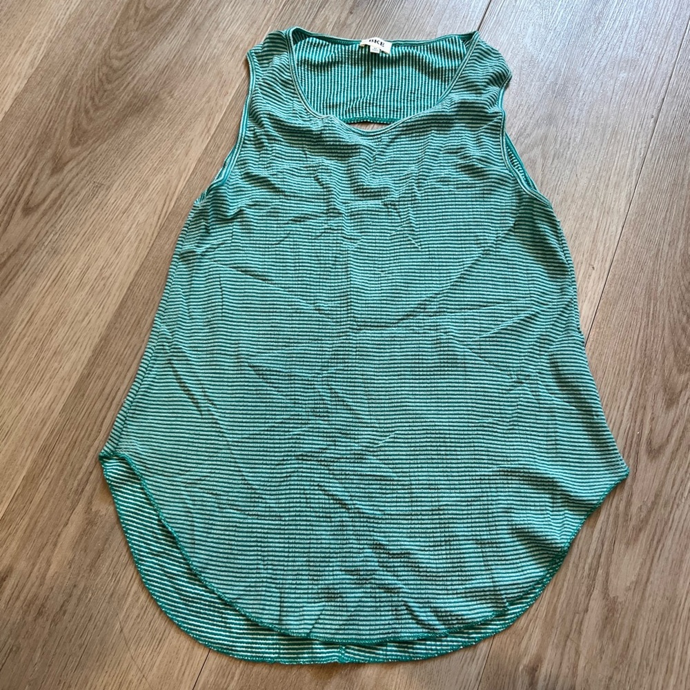 Open back tank top